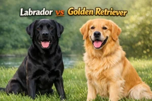 labrador vs golden retriever